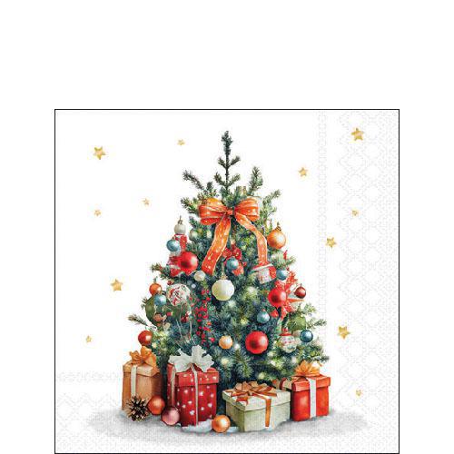 Ampelco Napkin Cocktail ''Decorated Christmas Tree'' 307-32519175