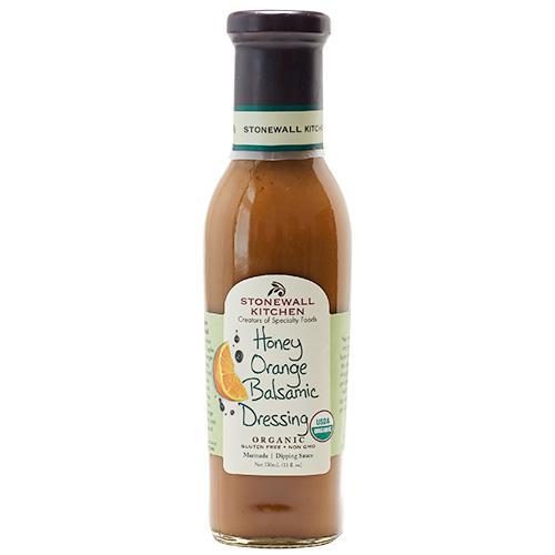 Stonewall Kitchen Organic Honey Orange Balsamic Dressing 11 fl oz bottle 141134 DISSVF