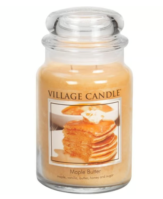 Stonewall Kitchen - Village Candle - Maple Butter Large Dome Candle 21.25 oz - 4260020