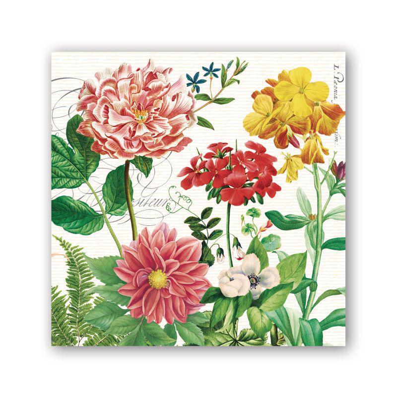 Stonewall Kitchen - Michel Design Works - Poppies & Posies Cocktail Napkin - 814385 DISVEN