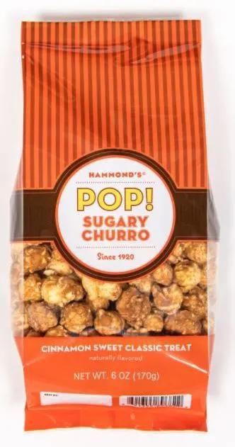 Hammond's Candies - Popcorns - Churro 6 oz - 1032-1674R DISSVF