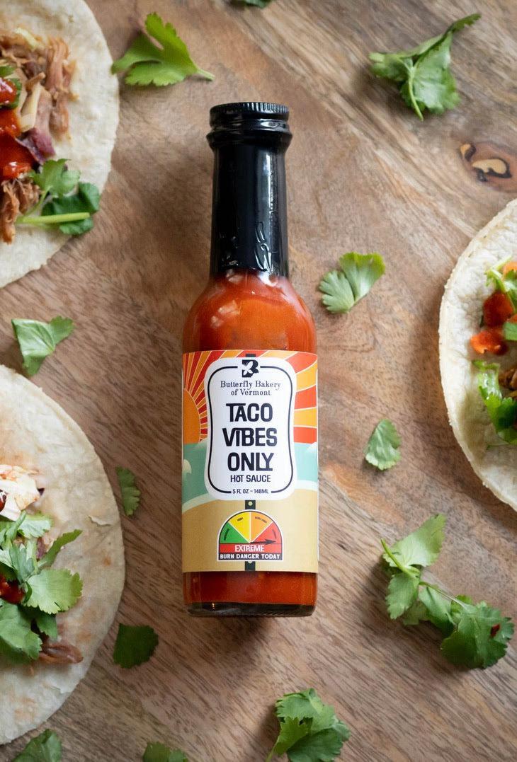 Butterfly Bakery VT - Taco Vibes Only Hot Sauce 5oz