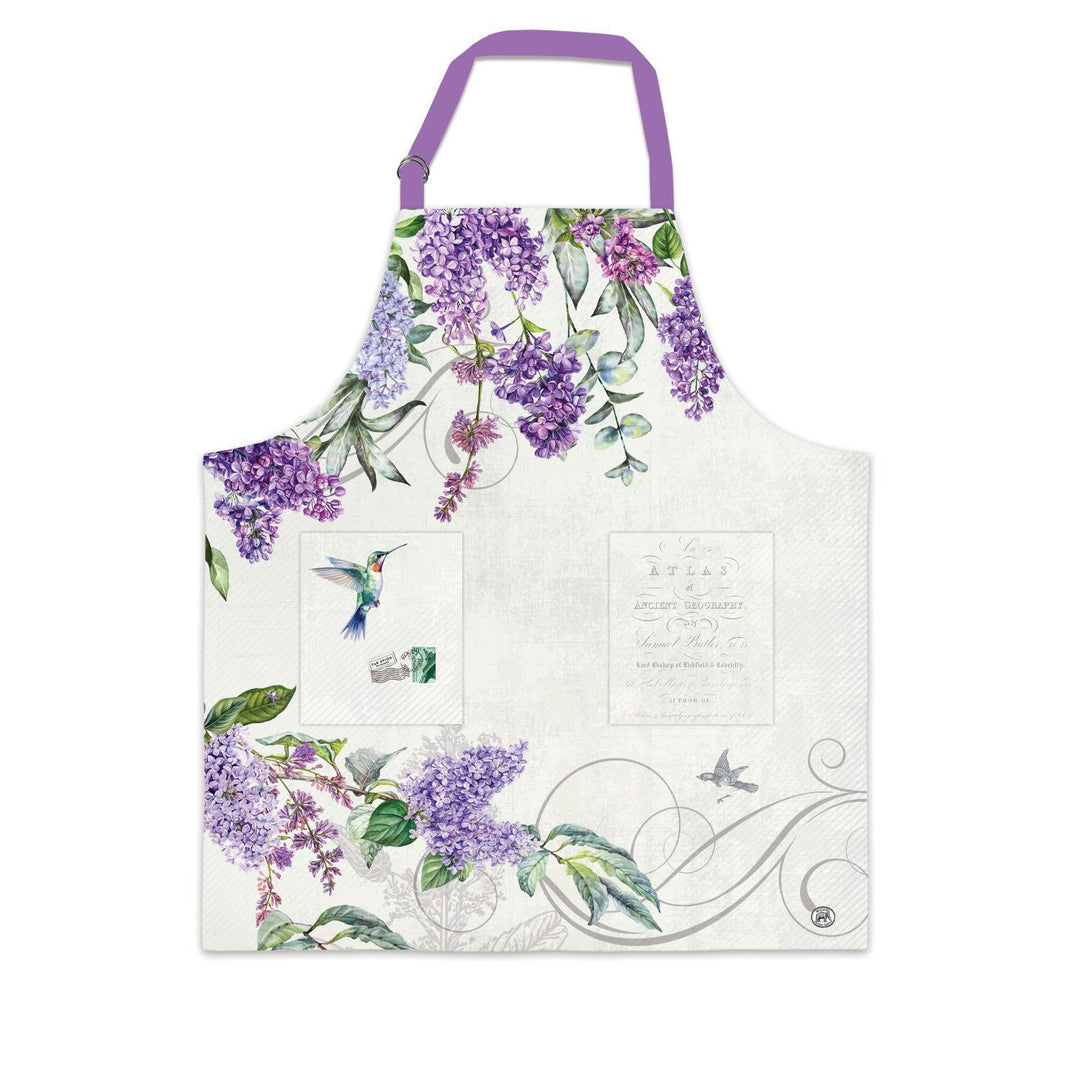 Stonewall Kitchen - Michel Design Works - French Lilacs Apron with Pockets  - 811441