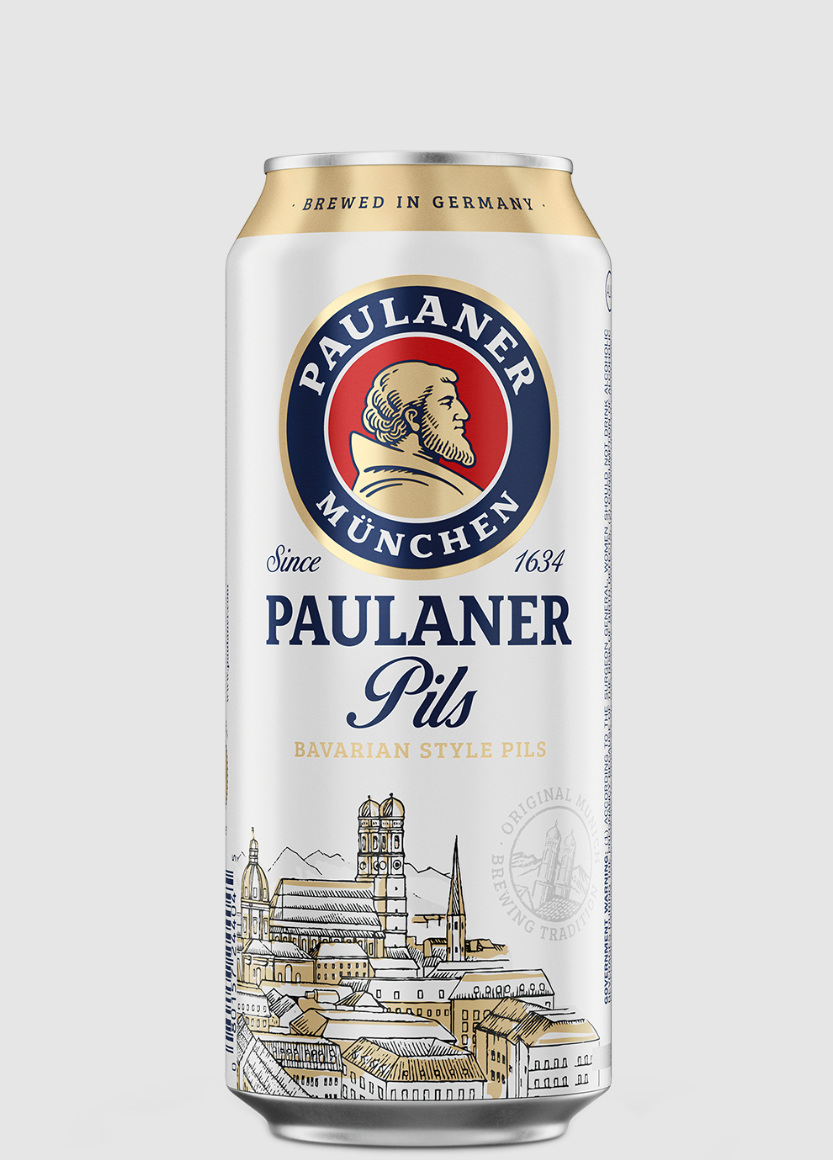 Paulaner Munchen - Paulaner Pils 4 Pack 16 oz Cans - 3101685