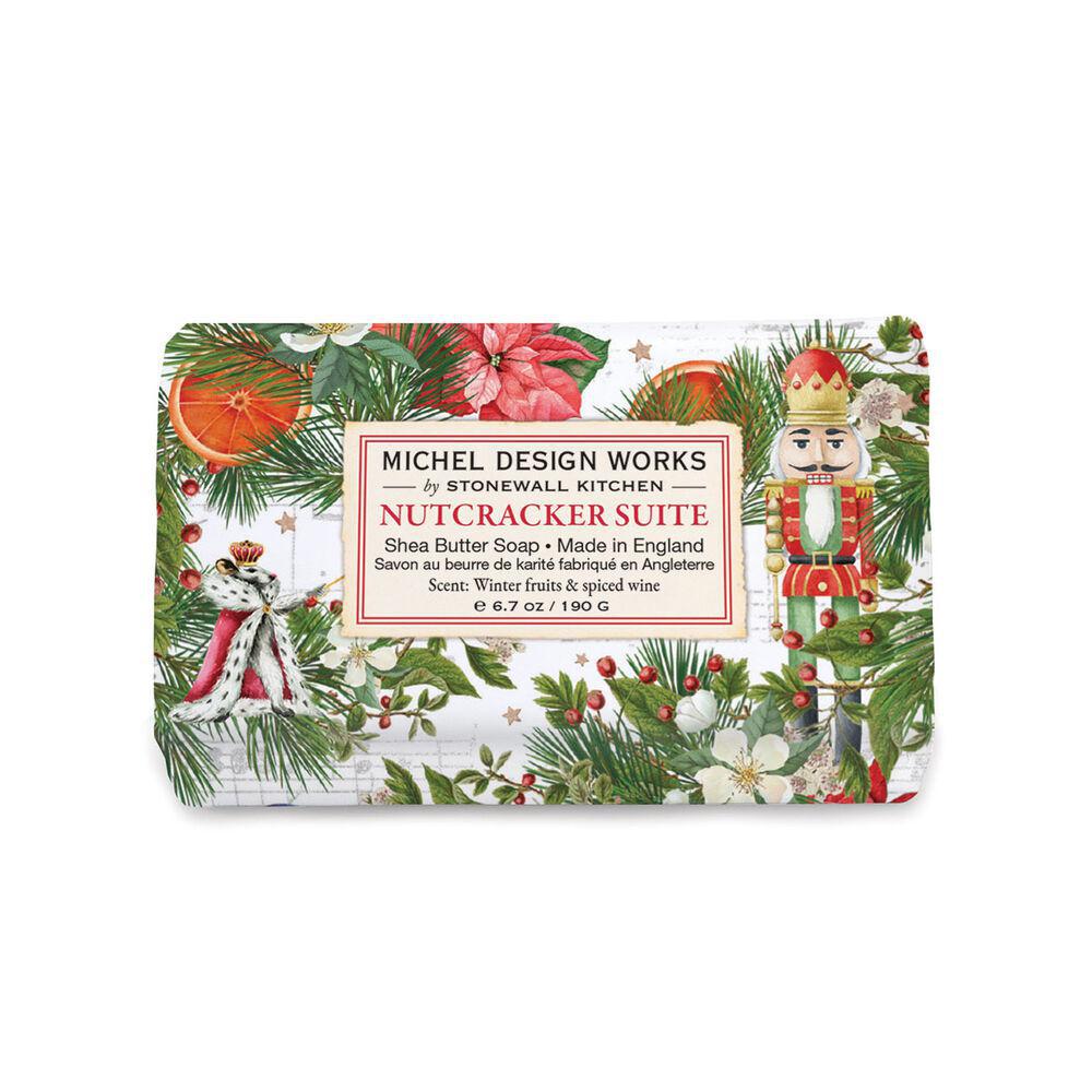 Stonewall Kitchen - Michel Design Works - Nutcracker Suite Medium Bath Soap Bar 7 oz - 858426 DISVEN