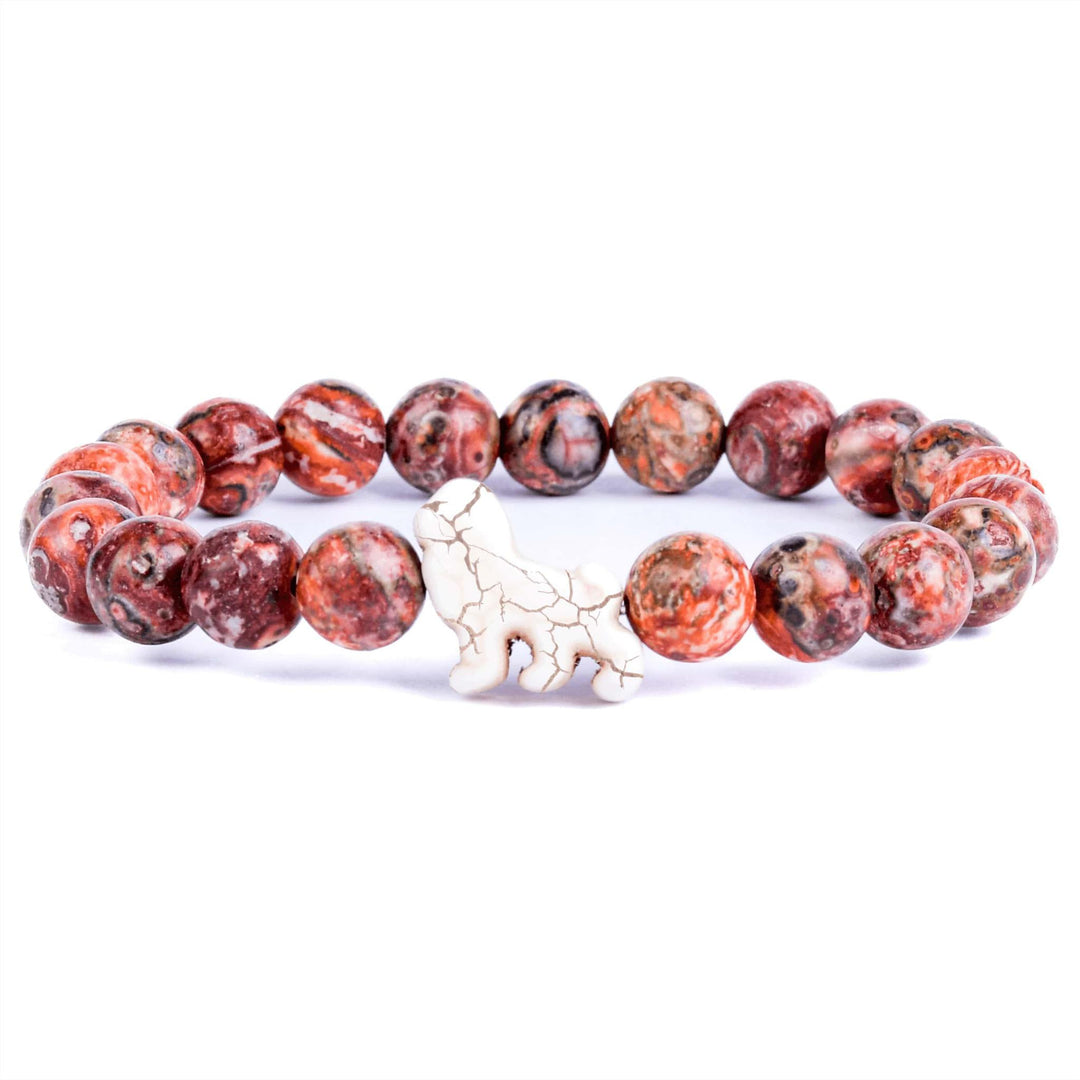 Fahlo - The Excursion Bracelet - Tracks a Lion - Sahara Stone