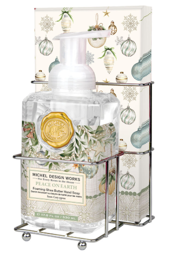 Stonewall Kitchen - Michel Design Works - Peace on Earth Foaming Soap Napkin Set - 809445