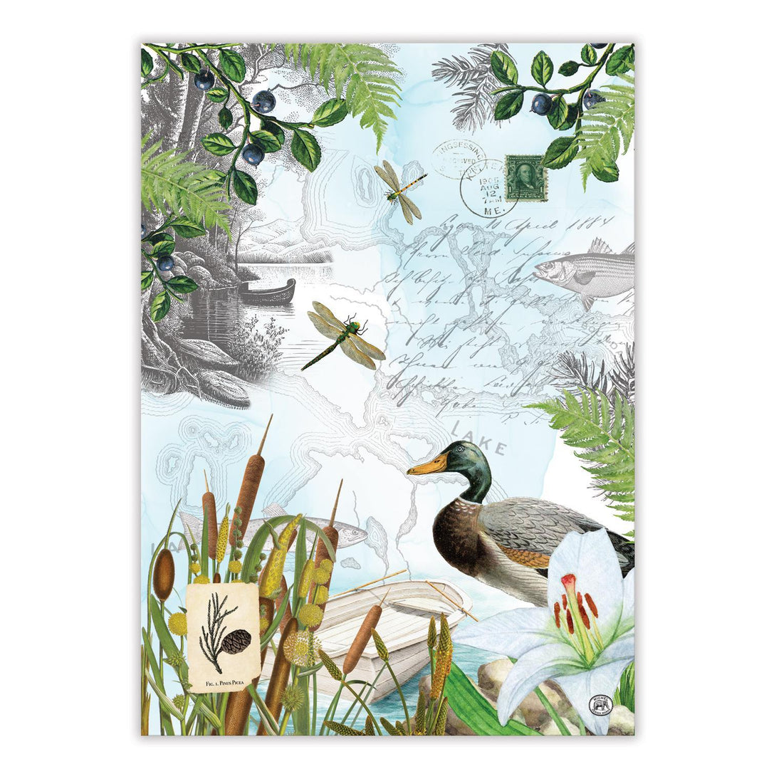 Michel Design Works - By the Lake Kitchen Towel 810429 DISVEN