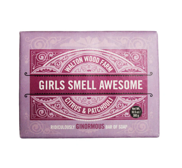 Walton Wood Farm - Girls Smell Awesome Small Bar Soap 6.35 oz - GLS6Z
