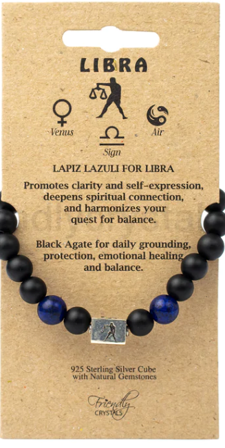 Friendly Crystals - Zodiac Collection - Libra - 6MM