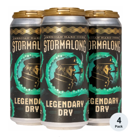 Stormalong - Legendary Dry 4 Pack 16 oz Cans - 605652
