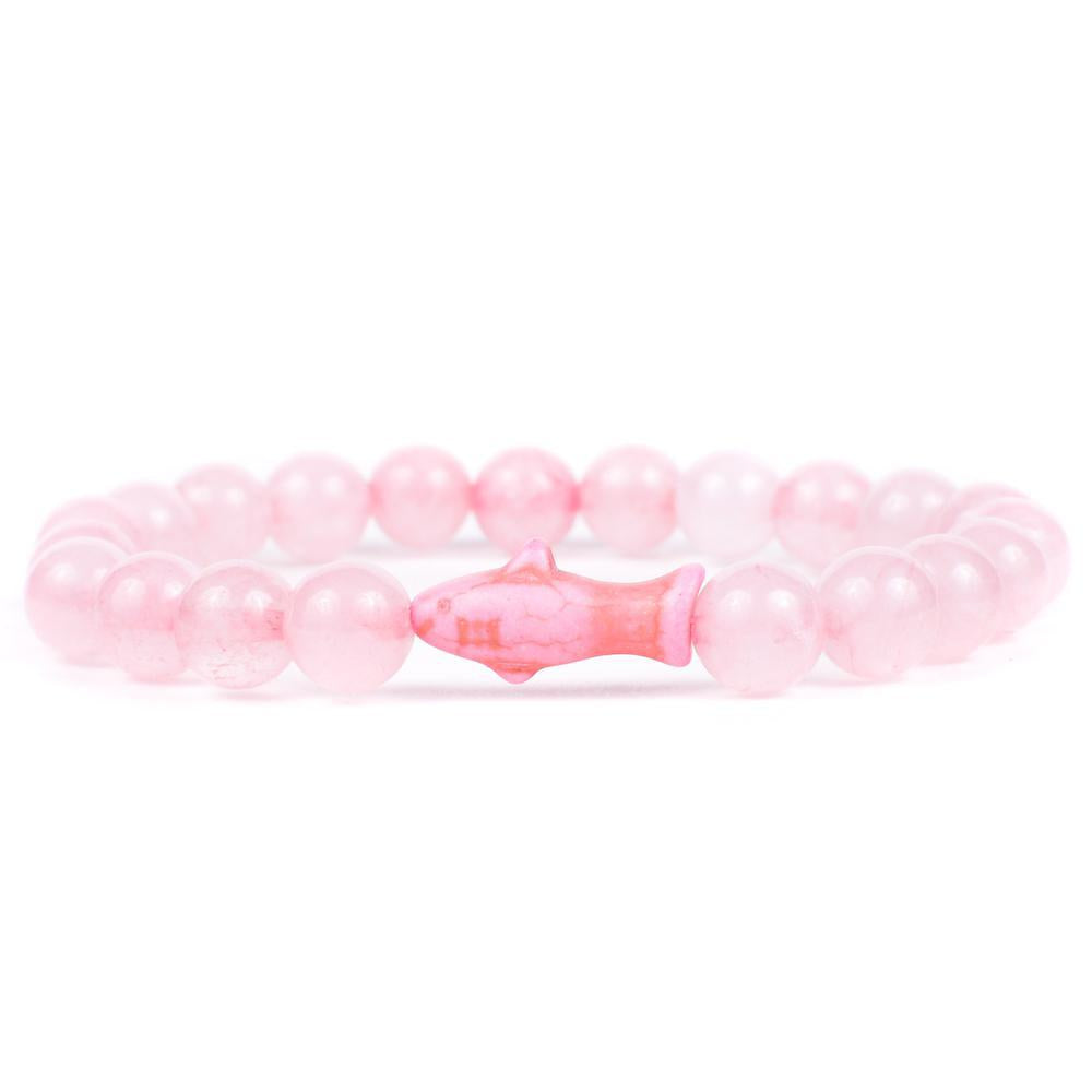Fahlo - The Voyage Bracelet - Tracks a Shark - Coral Reef Pink