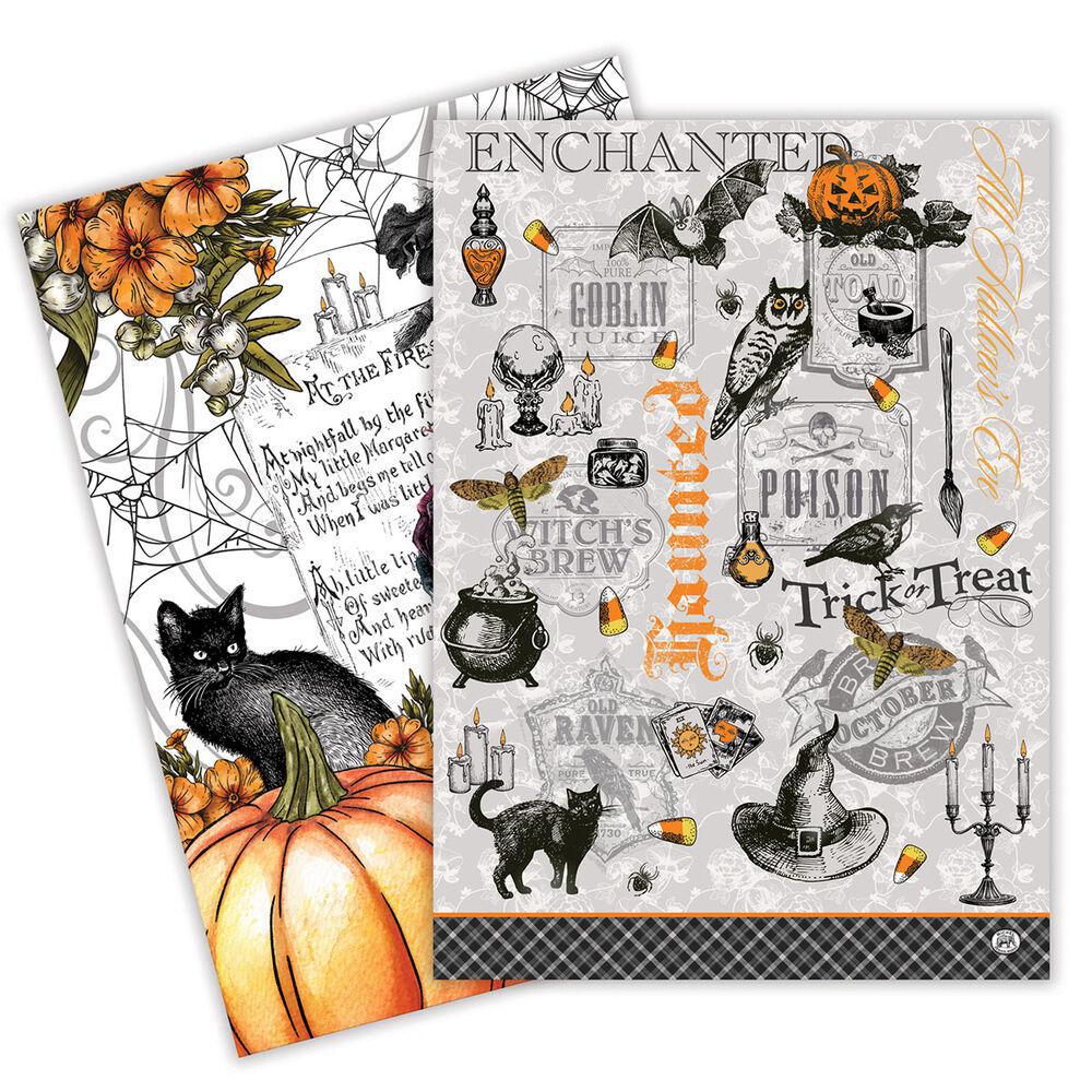 Stonewall Kitchen - Michel Design Works - Trick or Treat Kitchen Towels Set of 2 - 830433
