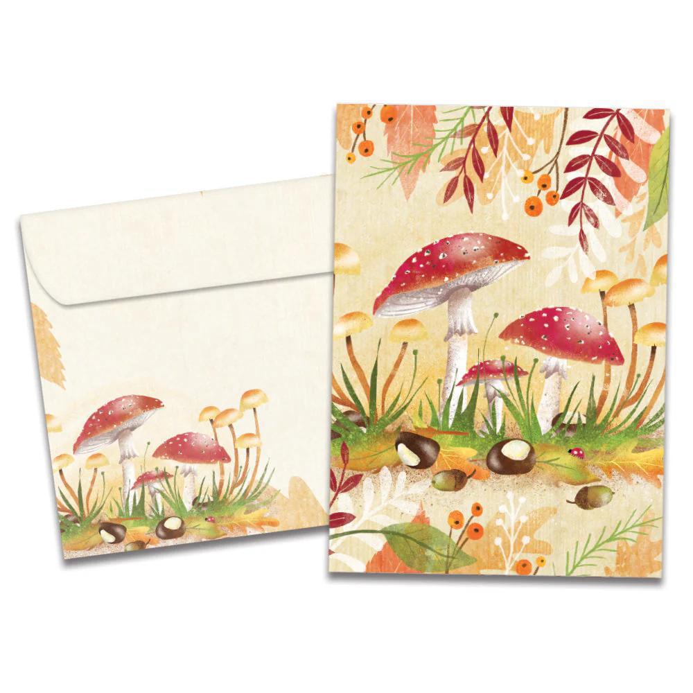 Tree-Free Greetings - All Occasion Card - Mushroom Forest 21610