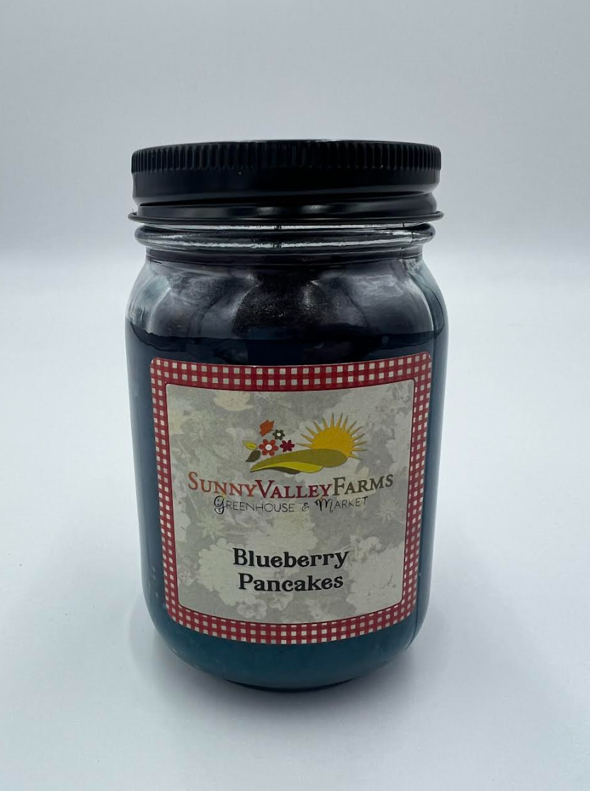Sunny Valley Farms -  Candle - Blueberry Pancakes - 12 oz Pint BPP
