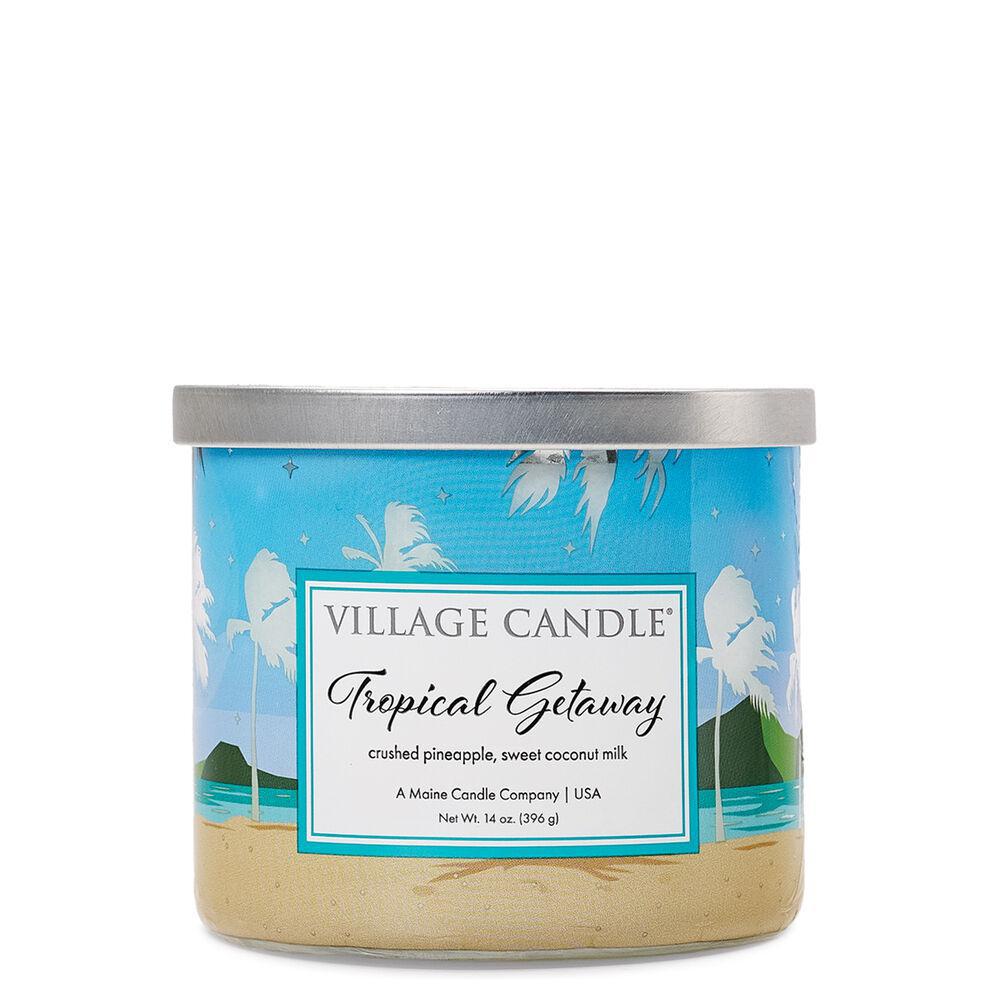 Stonewall Kitchen - Village Candle - Tropical Getaway Luminary Candle 14 oz - 4170141