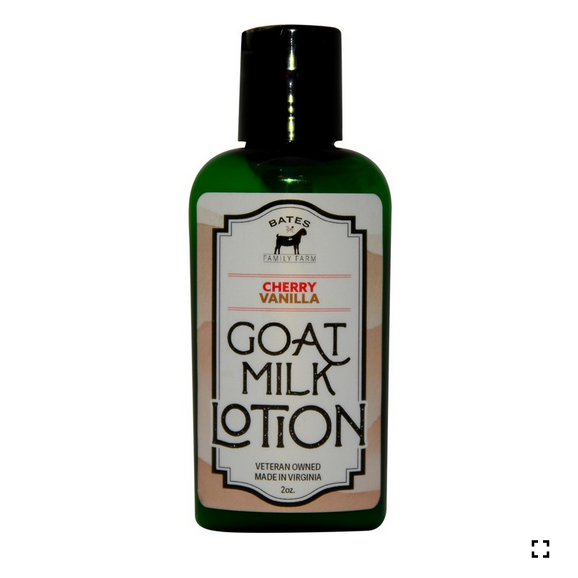 Bates Family Farm - 2oz Goat Milk Lotion - Cherry Vanilla