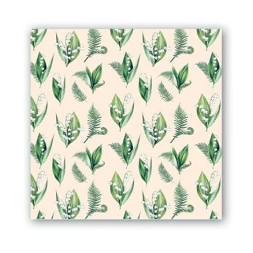 Stonewall Kitchen - Michel Design Works - Lily of the Valley Cocktail Napkin - 814464