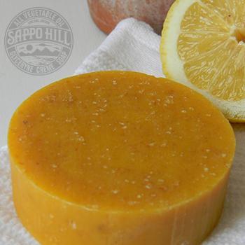 Sappo Hill Soapworks - Glycerine Gardener's Lemon Soap 3.5oz Bar