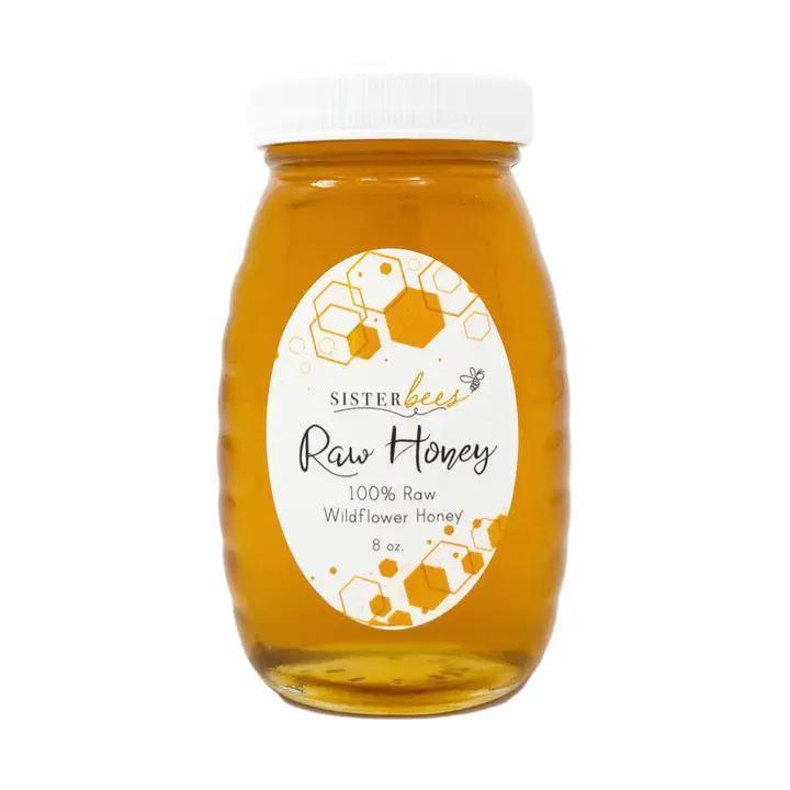 Sister Bees - 100% Raw Michigan Wildflower Honey 8 oz