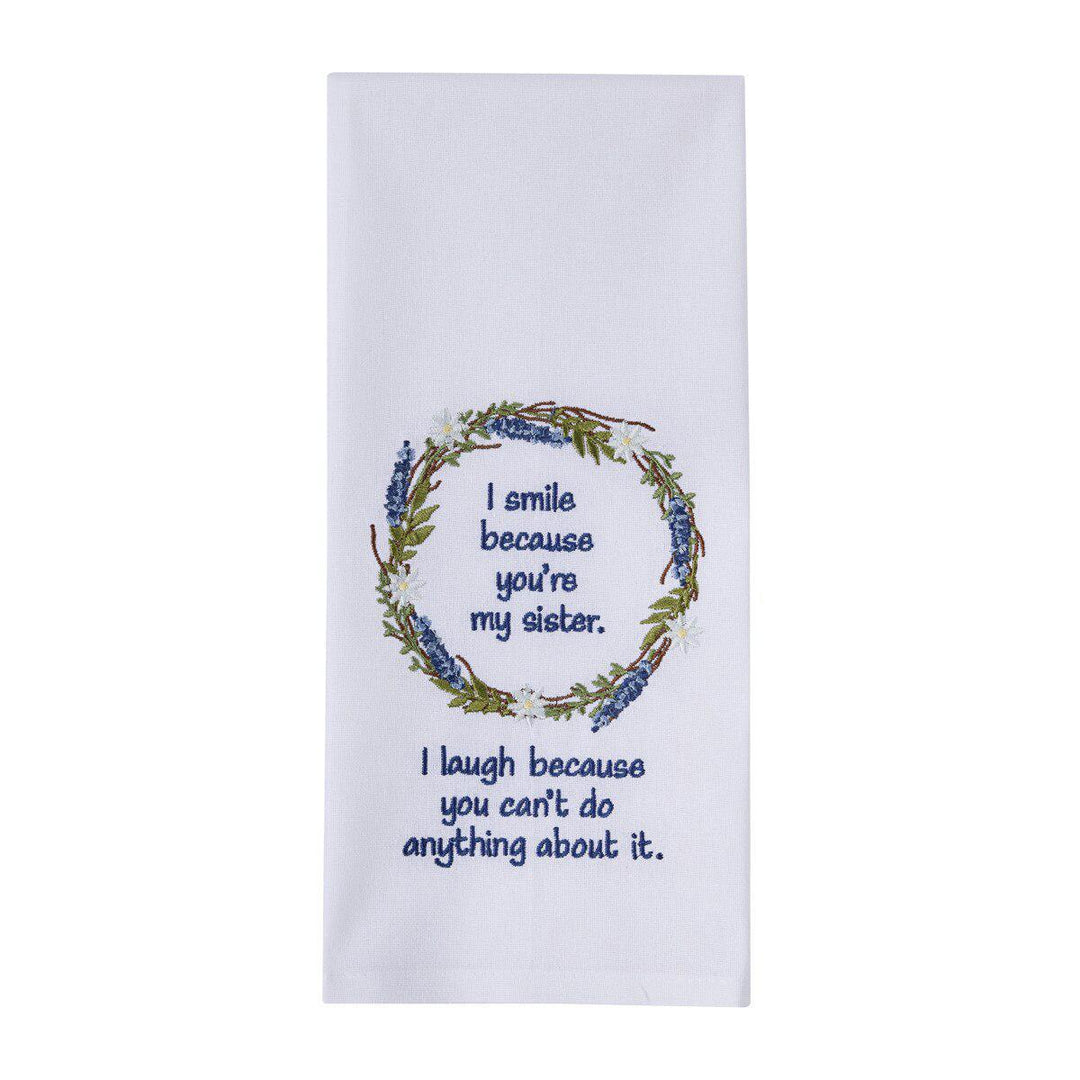 Park Designs - Because you're my Sister Dishtowel - 7499-370