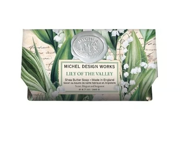 Stonewall Kitchen - Michel Design Works - Lily of the Valley Large Bath Soap Bar 8.7 oz - 802464
