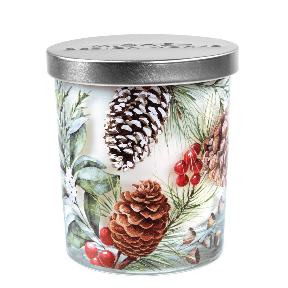 Stonewall Kitchen - Michel Design Works - White Spruce Decorative Glass Candle 6.5 oz - 831362