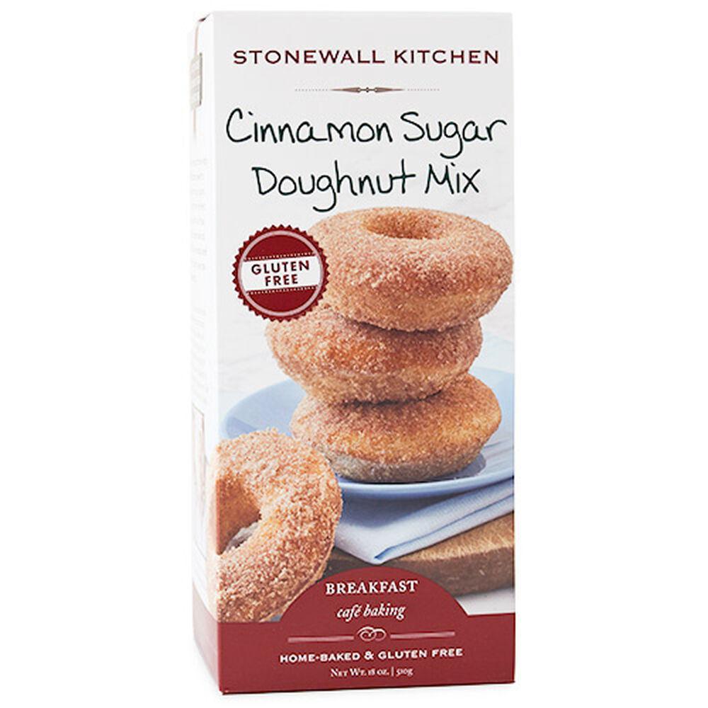 Stonewall Kitchen Gluten Free Cinnamon Sugar Doughnut Mix 18 oz box 553429 DISVEN