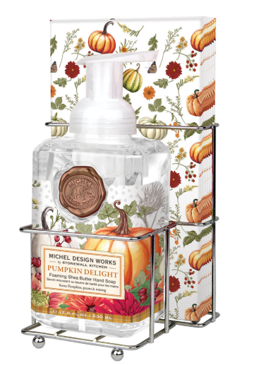 Stonewall Kitchen - Michel Design Works - Pumpkin Delight Foaming Soap Napkin Set - 809427