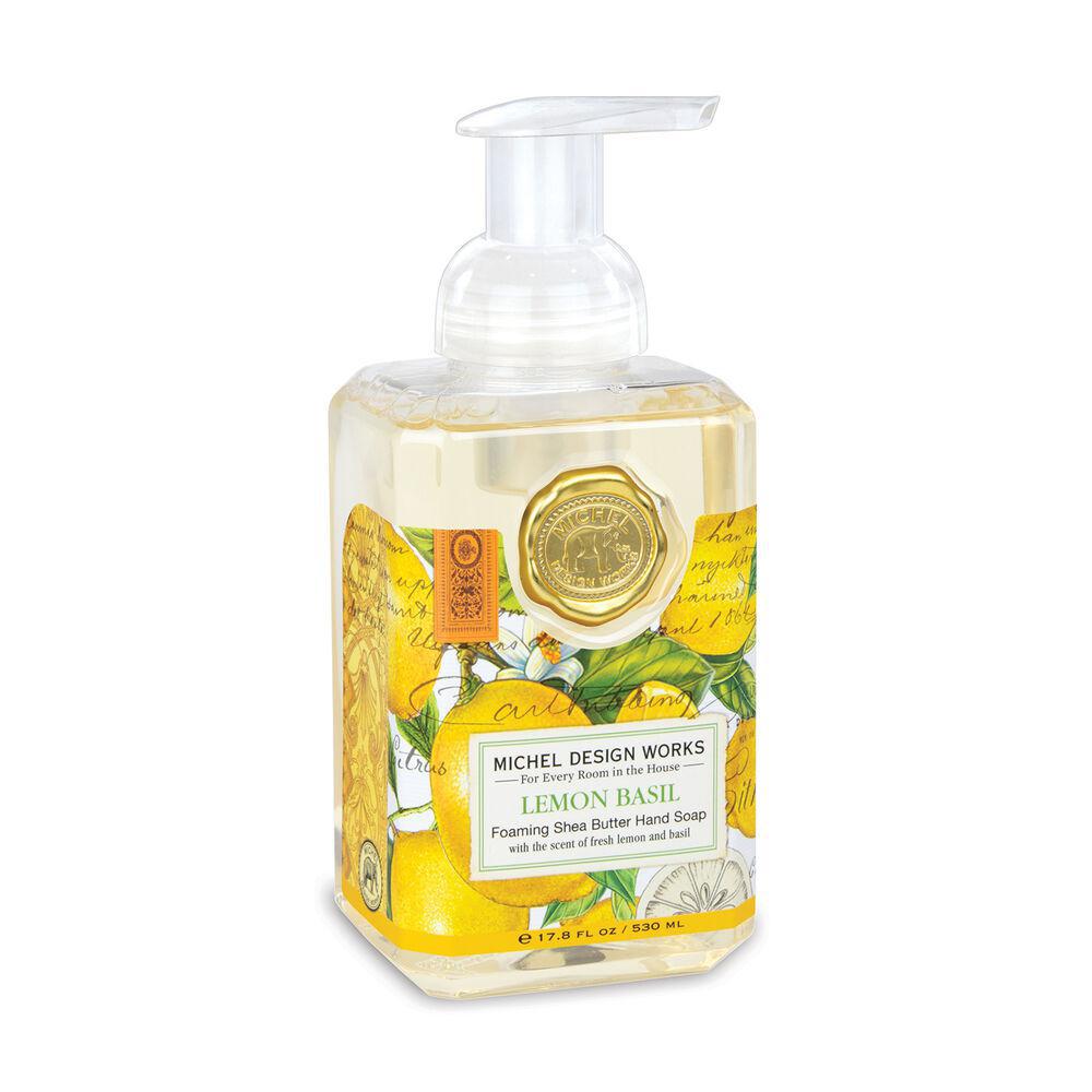 Stonewall Kitchen - Michel Design Works - Lemon Basil Foaming Hand Soap 17.8 oz - 801008