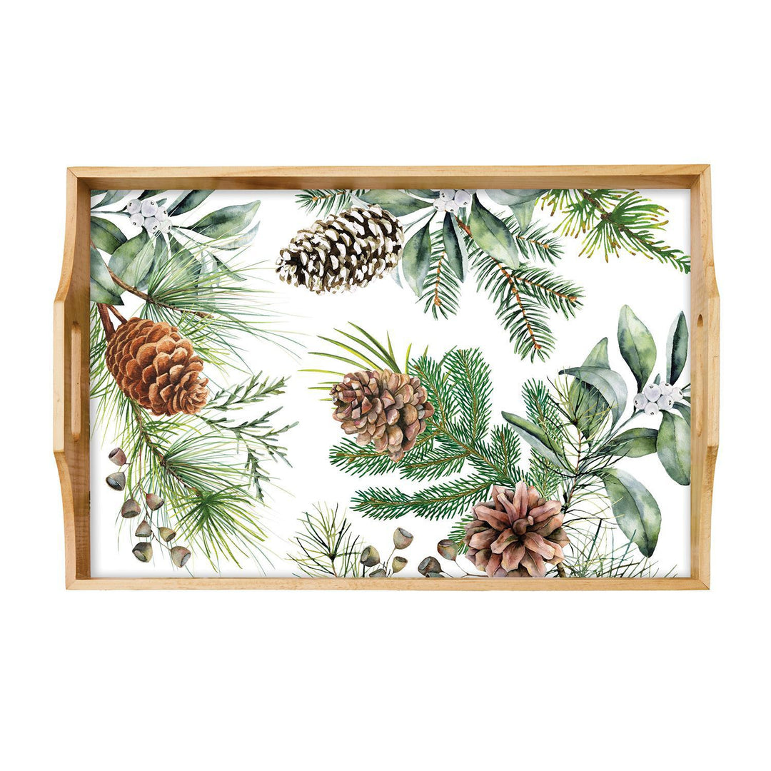 Stonewall Kitchen - Michel Design Works - White Spruce Wood Tray - 884362