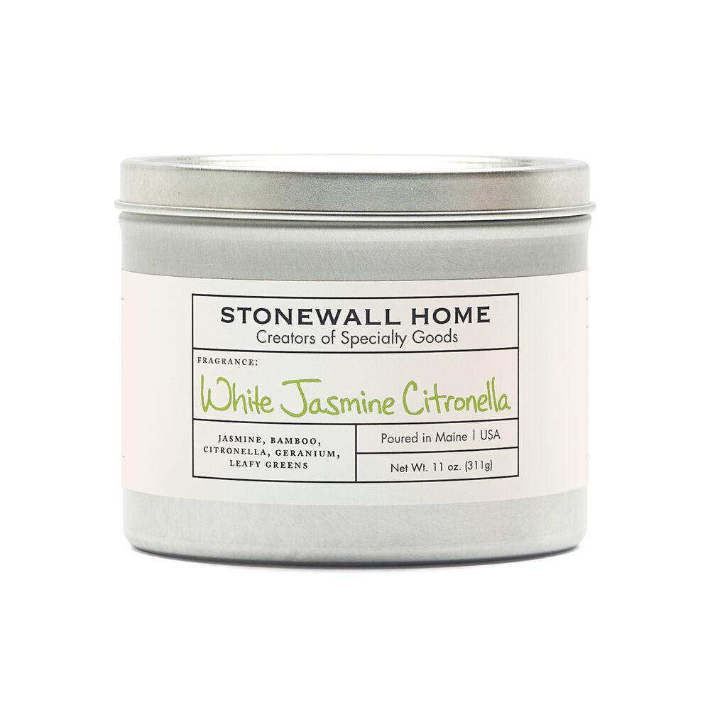 Stonewall Kitchen White Jasmine Citronella  0.68 lb tin 651301 DISVEN