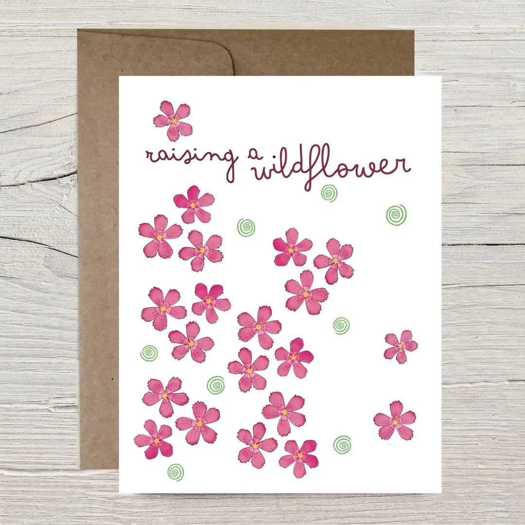 Raven's Edge Studio - Wildflower Seed Card ~ "Raising A Wildflower” DISVEN