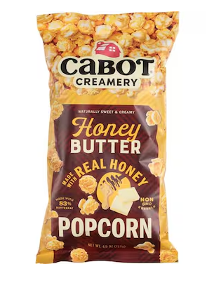 Cabot - Honey Butter Popcorn 1.5 oz Bag - 5980734