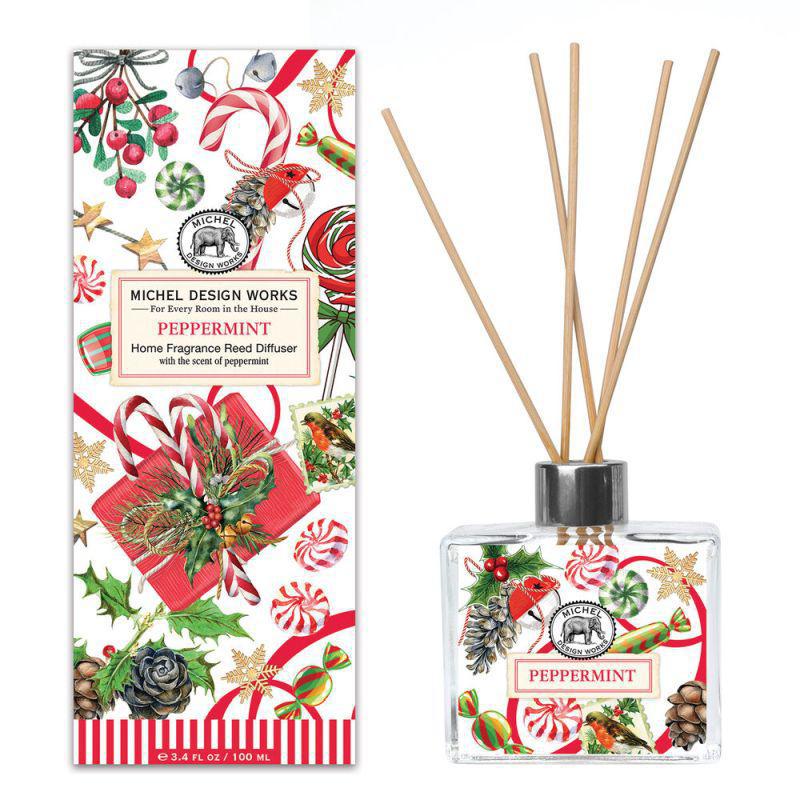 Stonewall Kitchen - Michel Design Works - Peppermint Home Fragrance Reed Diffuser 3.38 oz Bottle 823347 DISVEN
