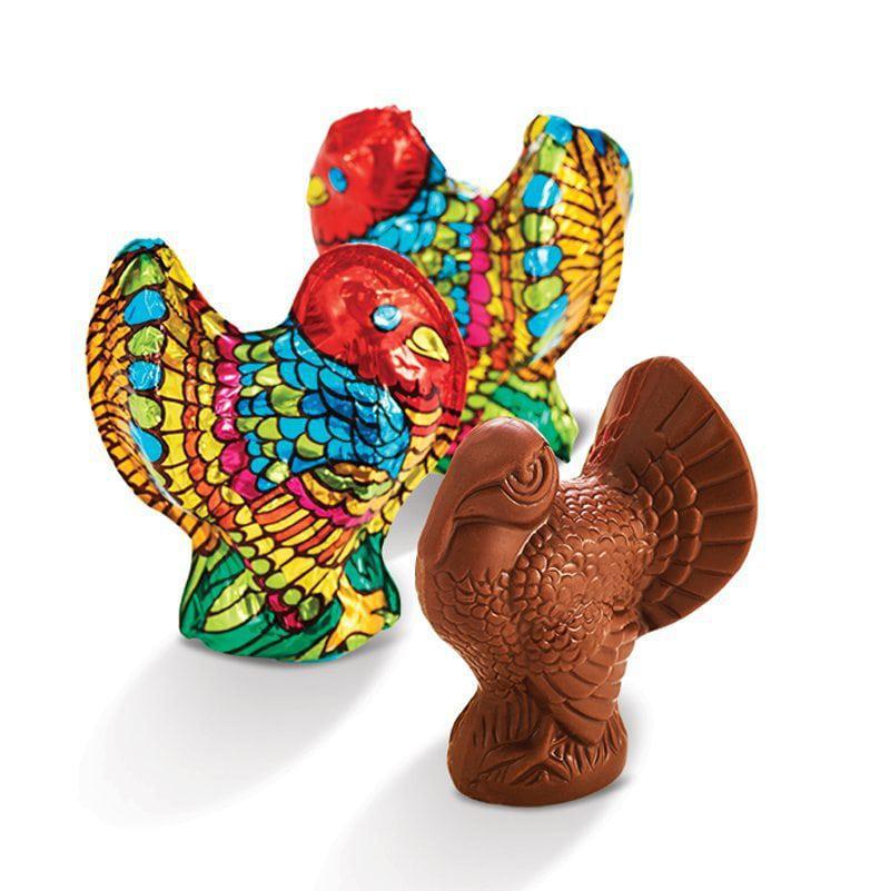 Abdallah Candies -  Foiled Dark Chocolate Turkeys 1 oz - 7951T