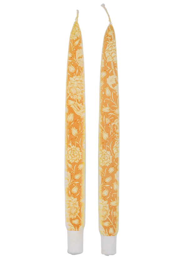 Flatyz - Wild Tulip, William Morris - Set of 2 Taper Candles - 24V211