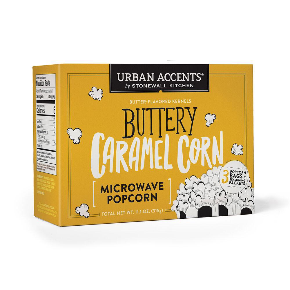 Stonewall Kitchen - Urban Accents - Buttery Caramel Corn Microwave Popcorn 11.1 oz - 371103 DISVEN