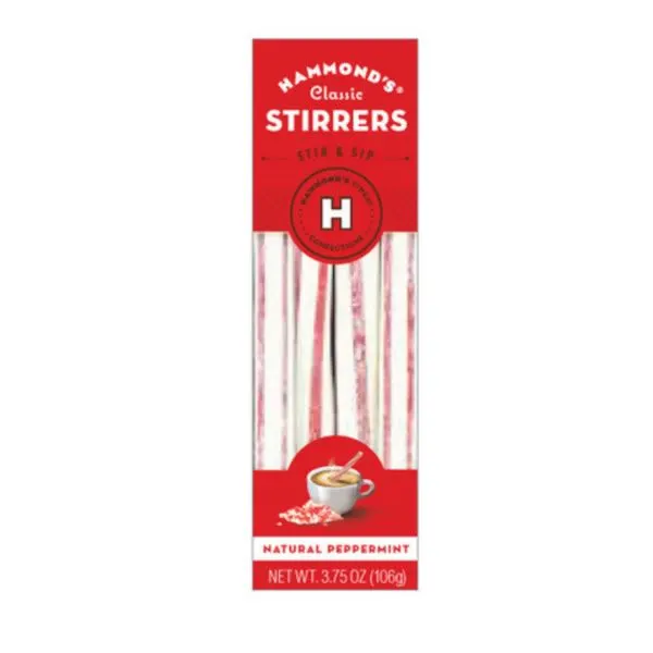 Hammond's Candies - Sugar Cocoa Stirrers - Peppermint MC00116