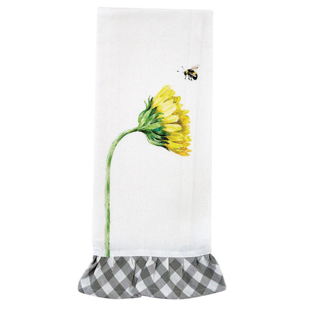 Park Designs - Everyday Dish Towel - Sunflower with Bee 7499-721