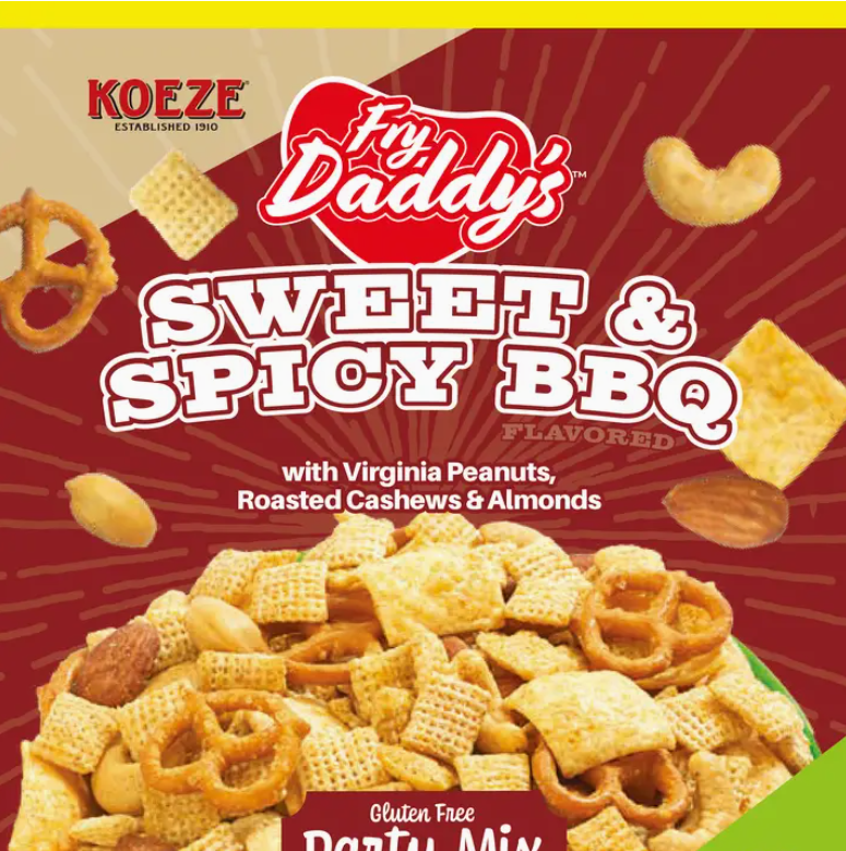 Koeze - Fry Daddy's Gluten Free Sweet & Spicy BBQ Snack Mix 5.5 oz
