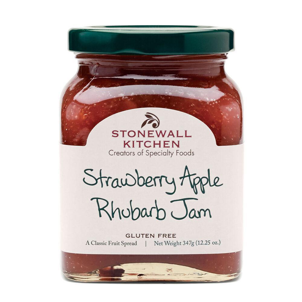 Stonewall Kitchen - Strawberry Apple Rhubarb Jam 12.25 oz Jar - 101307