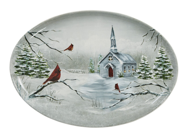 Park Designs -  All Is Calm Oval Platter -  9922-663