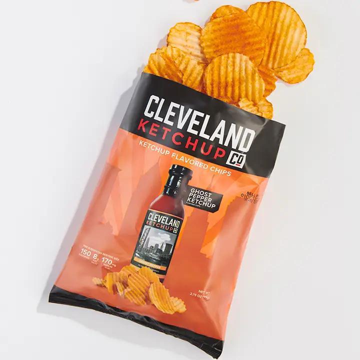 Cleveland Ketchup Co. - Ghost Pepper Ketchup Chips 2.75 oz DISSVF