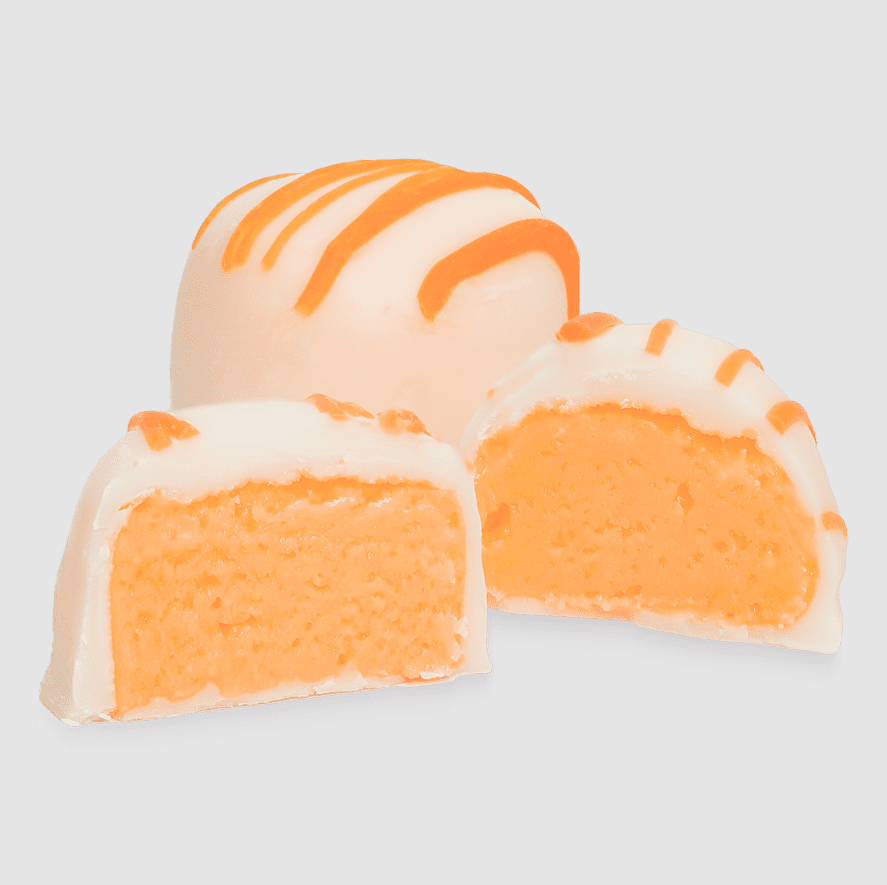 Abdallah Candies - Orange Cream White w/ Orange Stripes - 2025S