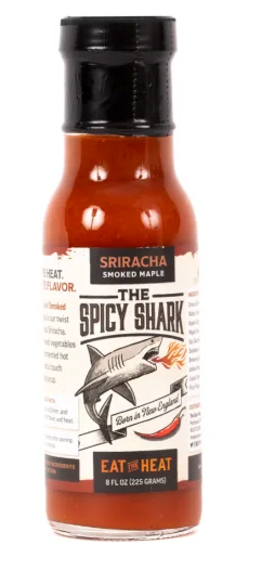The Spicy Shark - Smoked Maple Sriracha 8 oz Hot Sauce