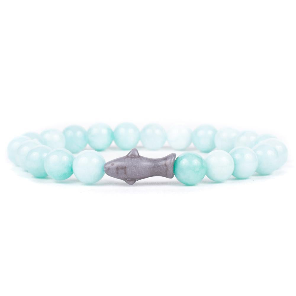 Fahlo - The Voyage Bracelet - Tracks a Shark - Seafoam