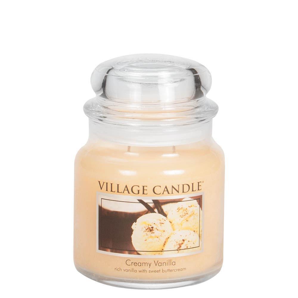 Stonewall Kitchen - Village Candle - Creamy Vanilla Medium Apothecary 13.75 oz Jar 4160008 DISSVF