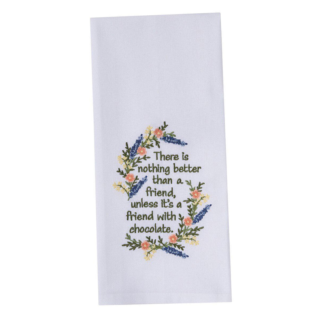 Park Designs - A Friend with Chocolate Dishtowel - 7499-372