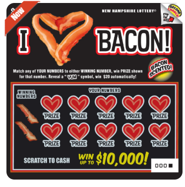 Scratch - $2 - I Heart Bacon - 1675